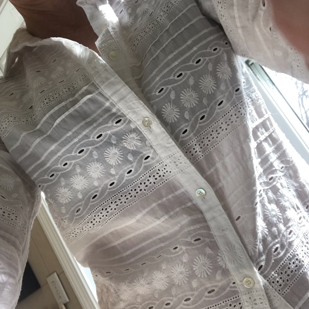 j McLaughlin S embroidered top - Picture 2 of 8